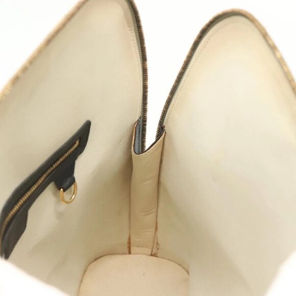 LOUIS VUITTON Monogram Mini Alma Haut Hand Bag Blue M92202 LV Auth 141760 - Picture 12 of 16